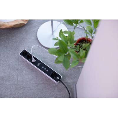 prelungitor smart brennenstuhl connect ecolor wifi, 1.5m, 4prize, 3 canale, alexa, google