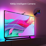 banda led govee dreamview t1 tv backlight wi-fi rgbic, camera colorsense 1080p hd, 75-85 inch