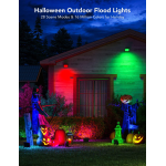 set 4 proiectoare govee h7060 rgbicww led, alexa, google , 24w, sincronizare muzica, exterior ip65 waterproof