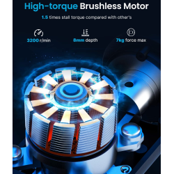 aparat de masaj gun renpho mini, 5 capete interschimbabile, 5 trepte de viteza, incarcare usb-c