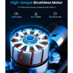 aparat de masaj gun renpho mini, 5 capete interschimbabile, 5 trepte de viteza, incarcare usb-c