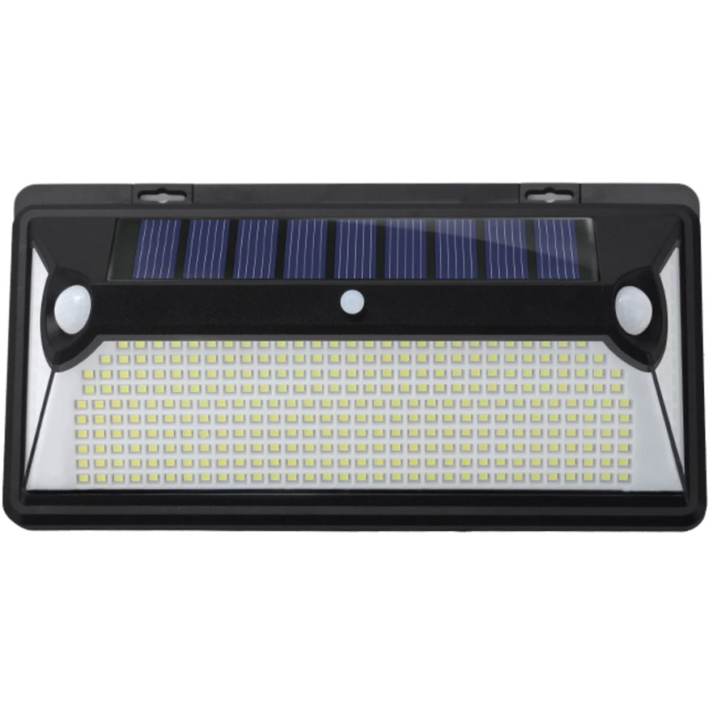 lampa solara de perete superfire ff6-d, 72w led, 360leduri,3 moduri, incarcare solara si senzor de miscare