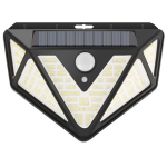 lampa solara de perete superfire ff6-b, 33w led, 166leduri, 3 moduri, 1200mah, incarcare solara si senzor de miscare