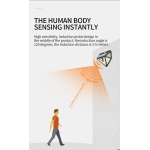 lampa solara de perete superfire ff6-b, 33w led, 166leduri, 3 moduri, 1200mah, incarcare solara si senzor de miscare