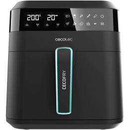 friteuza cu aer cald, fara ulei cecotec cecofry experience 6000, 1700w, 6l, control tactil, 9 programe presetate
