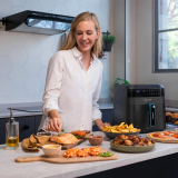 friteuza cu aer cald, fara ulei cecotec cecofry experience 6000, 1700w, 6l, control tactil, 9 programe presetate