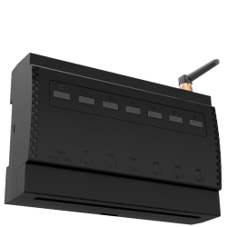 releu smart rovo erc102 kinetic, 6 canale, 4x10a, 2x16a wifi + rf433, tuya