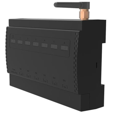 releu smart rovo erc102 kinetic, 6 canale, 4x10a, 2x16a wifi + rf433, tuya