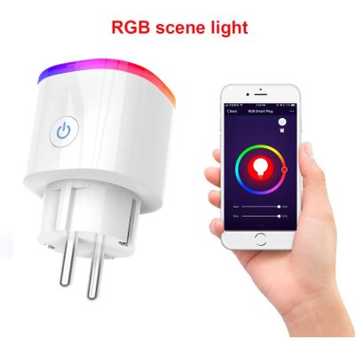 priza inteligenta rovo a12 wifi, 16a, monitorizare energie, alexa, google assistant