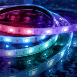 banda led profesionala govee h6172 rgbic, 10m, ip65, sincronizare muzica, wi-fi  bluetooth, exterior, google assistant  alexa