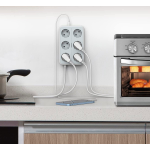 prelungitor tessan ts-303, 6 prize, 3 usb 3a, cablu 2m prelungitor tessan ts-303, 6 prize, 3 usb 3a, cablu 2m