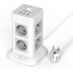 prelungitor tip turn tessan tps03, 8 prize, 3 usb 3a, cablu 2m, protectie la suprasarcina prelungitor tip turn tessan tps03, 8 prize, 3 usb 3a, cablu 2m, protectie la suprasarcina