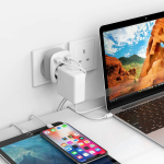 adaptor europe to uk tessan ts-611, eu - uk, 2xusb - 2,4a, 10a