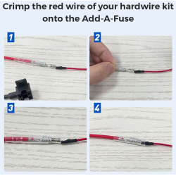 kit cablu alimentare si monitorizare miscare pentru azdome jyx04 pentru modele m300  m300s, 12 24v to 5v 3a, micro usb