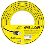 furtun pentru gradina cellfast 4yellow 3 4  , 20m, 4 straturi, protectie uv, antirasucire