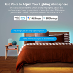 banda led sonoff wifi rgb l3-5m, 5m, smart, ip20, sincronizare muzica, 90 led m, alimentare usb