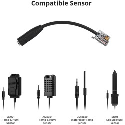 adaptor sonoff al010 2.5 mm de la audio jack la rj9
