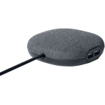 prelungitor brennenstuhl estilo 1 priza, 2xusb, suprafata textila