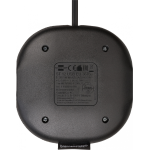 prelungitor brennenstuhl estilo 1 priza, 2xusb, suprafata textila