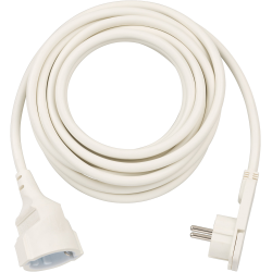 cordon prelungitor brennenstuhl cu cap plat, 5m - alb