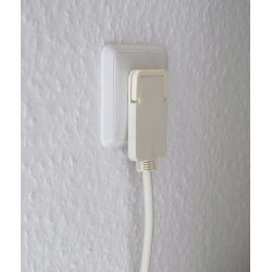 cordon prelungitor brennenstuhl cu cap plat, 5m - alb