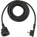 cordon prelungitor brennenstuhl cu cap plat, 5m - negru