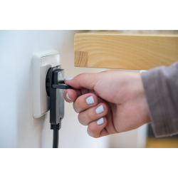 cordon prelungitor brennenstuhl cu cap plat, 5m - negru