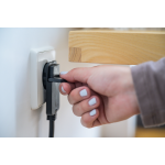 cordon prelungitor brennenstuhl cu cap plat, 5m - negru