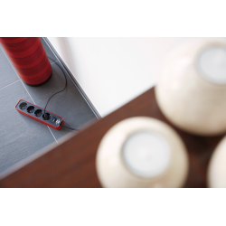 prelungitor brennenstuhl ecolor 4 prize, 1.5m h05vv-f 3g1,5 rosu negru