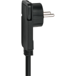cordon prelungitor brennenstuhl cu cap plat, 2m - negru