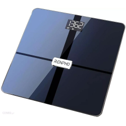 cantar de baie smart renpho wbe28, wifi, bluetooth, maxim 180kg, 13 masuratori, bmi, compatibil cu samsung health, apple health,