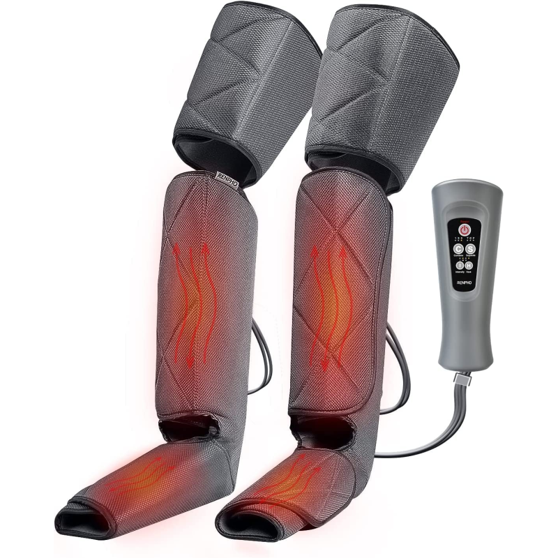 aparat de masaj picioare renpho alm070h, 6 moduri, 3 intensitati, incalzire, circulatie si ameliorarea durerii, compresie aer, r