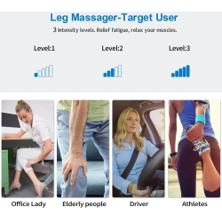 aparat de masaj picioare renpho alm070h, 6 moduri, 3 intensitati, incalzire, circulatie si ameliorarea durerii, compresie aer, r