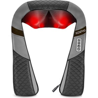aparat de masaj umeri, renpho snm061, pentru spate, umeri, gat, picioare, masaj shiatsu 3d pentru tesuturi adanci
