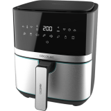 friteuza cu aer cald, fara ulei cecotec full inox 5500 pro, 1700w, 5.5l, control tactil, 8 programe presetate