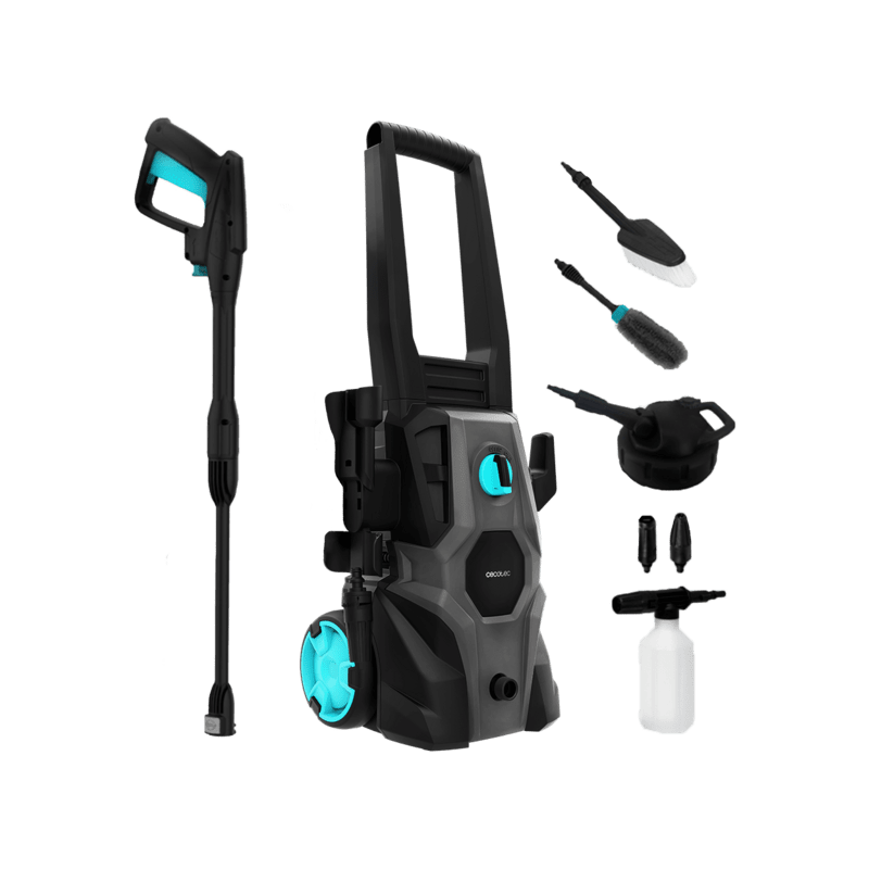 aparat de spalat cu presiune cecotec hydroboost 1600 cargarden, 135 bar, 426 l h ,1600 w, accesorii incluse