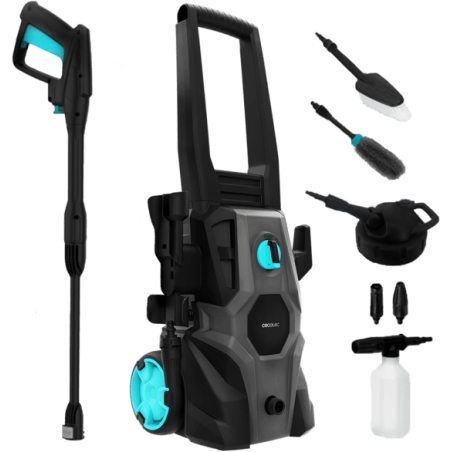 aparat de spalat cu presiune cecotec hydroboost 1600 cargarden, 135 bar, 426 l h ,1600 w, accesorii incluse