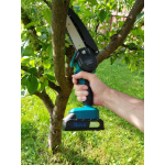 mini ferastrau cu lant electric rovo rv-mf, 6 inch, 24v, 2000mah, 2 acumulatori, 2 lanturi, chainsaw