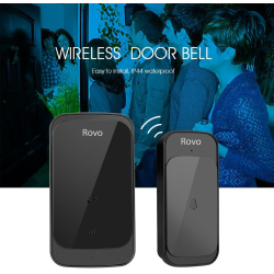 sonerie wifi rovo c03, 2 receptoare, ip44, 38 melodii