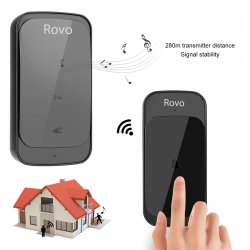 sonerie wifi rovo c03, 2 receptoare, ip44, 38 melodii