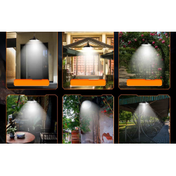 lampa solara led superfire ff10-b, panou solar, 400lm, 22000mah