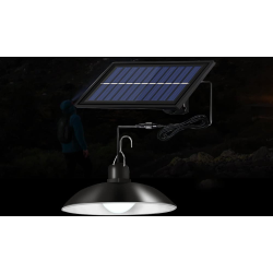 lampa solara led superfire ff10-b, panou solar, 400lm, 22000mah