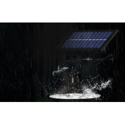 lampa solara led superfire ff10-b, panou solar, 400lm, 22000mah