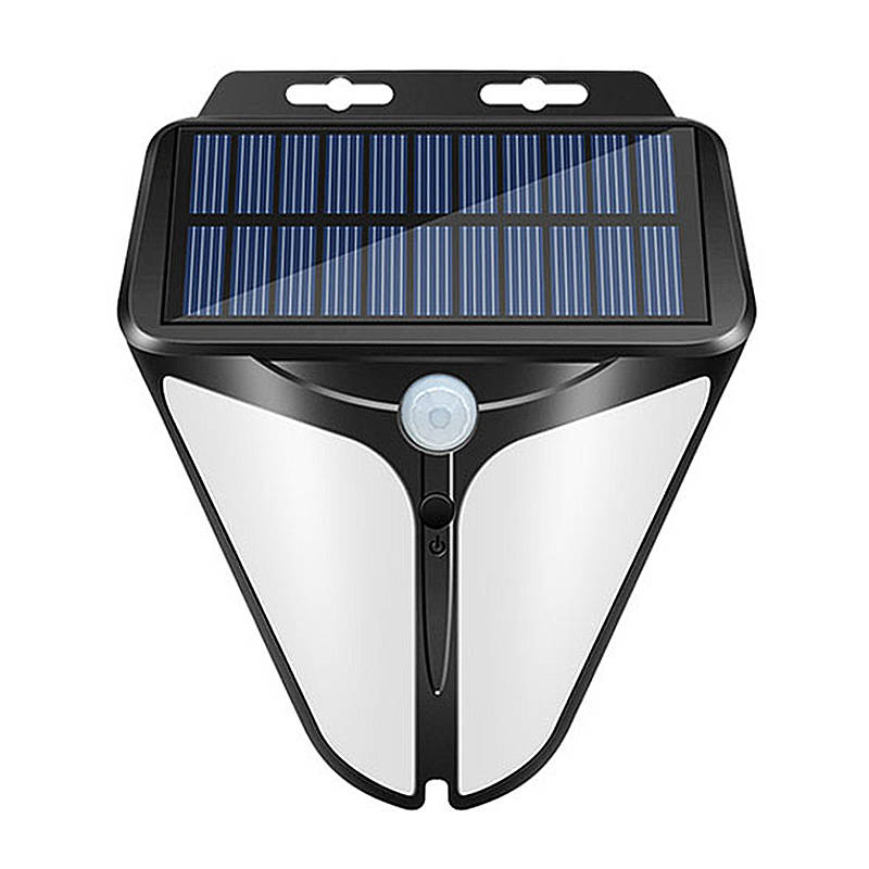 lampa solara de perete superfire ff11-f, 6w led, 280lm, 3 moduri, 1500mah, incarcare solara si senzor de miscare