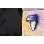 lampa solara de perete superfire ff11-f, 6w led, 280lm, 3 moduri, 1500mah, incarcare solara si senzor de miscare