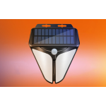 lampa solara de perete superfire ff11-f, 6w led, 280lm, 3 moduri, 1500mah, incarcare solara si senzor de miscare