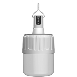 lampa led cu panou solar superfire t26-s, pentru camping, 500 lm, incarcare usb, 3 moduri
