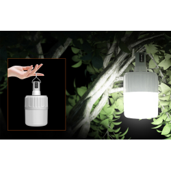 lampa led cu panou solar superfire t26-s, pentru camping, 500 lm, incarcare usb, 3 moduri