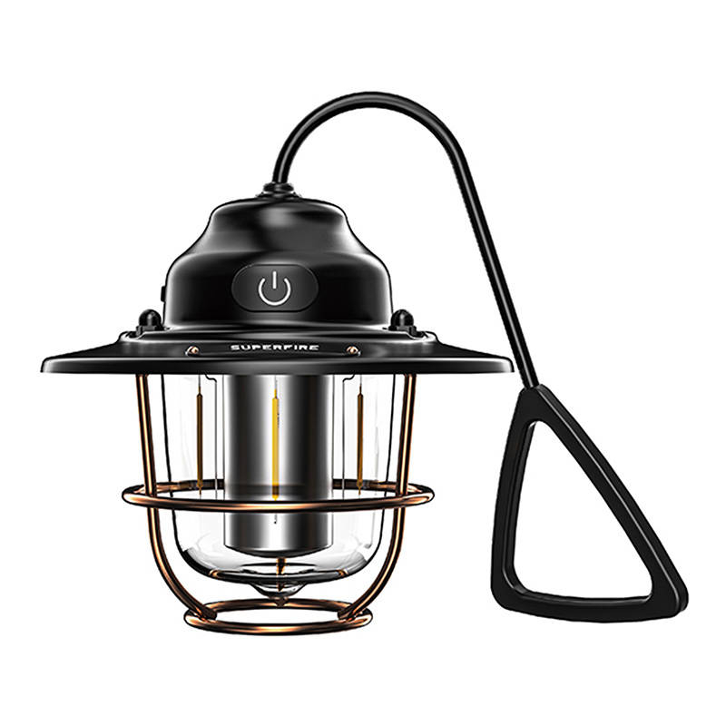 lampa led superfire t57, 320lm, acumulator 2000mah, incarcare usb-c, lumina rosie, 7 moduri de iluminare