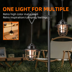 lampa led superfire t57, 320lm, acumulator 2000mah, incarcare usb-c, lumina rosie, 7 moduri de iluminare